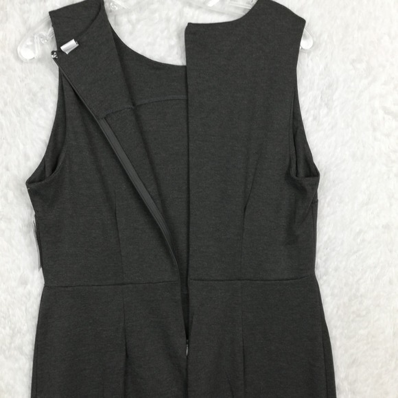 Old Navy Womens Dress Sheath Above‎ Knee Sleeveless Charcoal Gray Heather L New - Picture 10 of 10